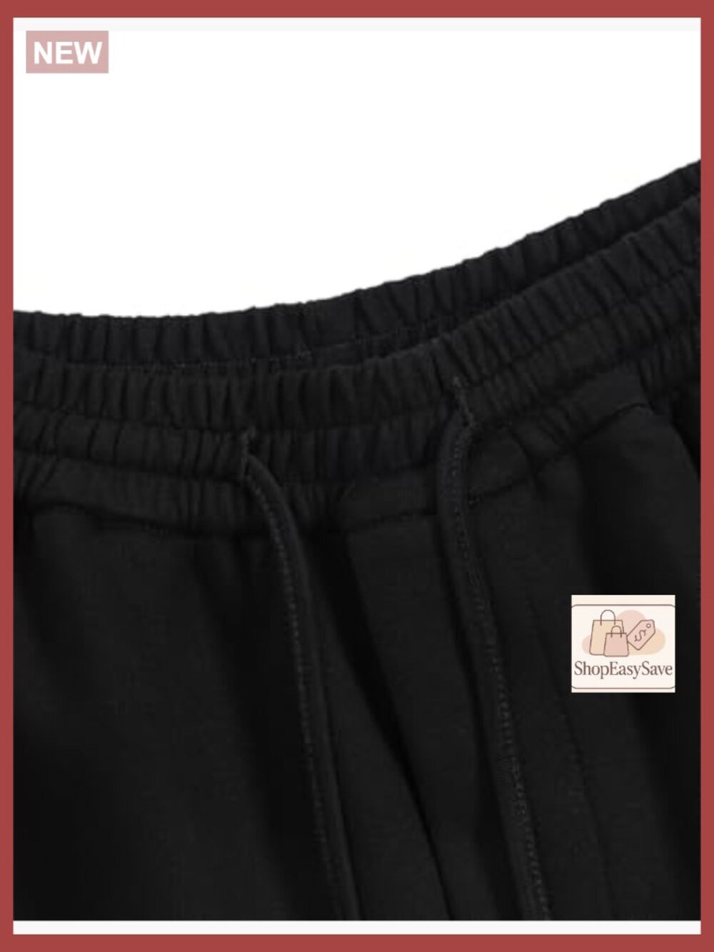 Wide Leg Sweatpants Baggy Arc Design Casual Lounge Pants with Pockets Y2K - Picture 5 of 7